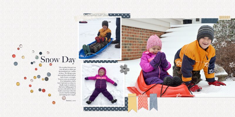 Double Layout: Snow Day (MOC 2017-14)