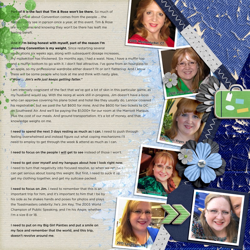 Dreading It - page 2 (Journaling Challenge, August 2016)