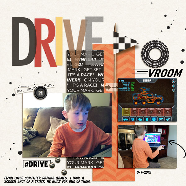 Drive | Sahlin Studio April Template Challenge