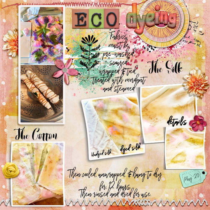 Echo-dyeing  Style Challenge May