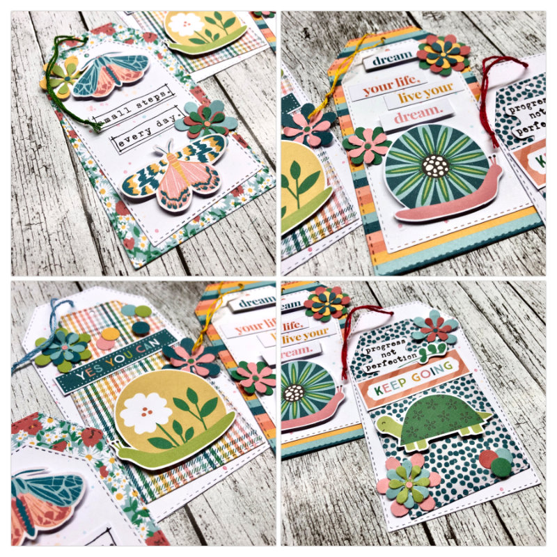 Encouragement tags - Hybrid - close up