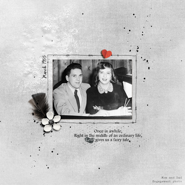Engaged 1955 [Mom & Dad]               scrapliftchallsept
