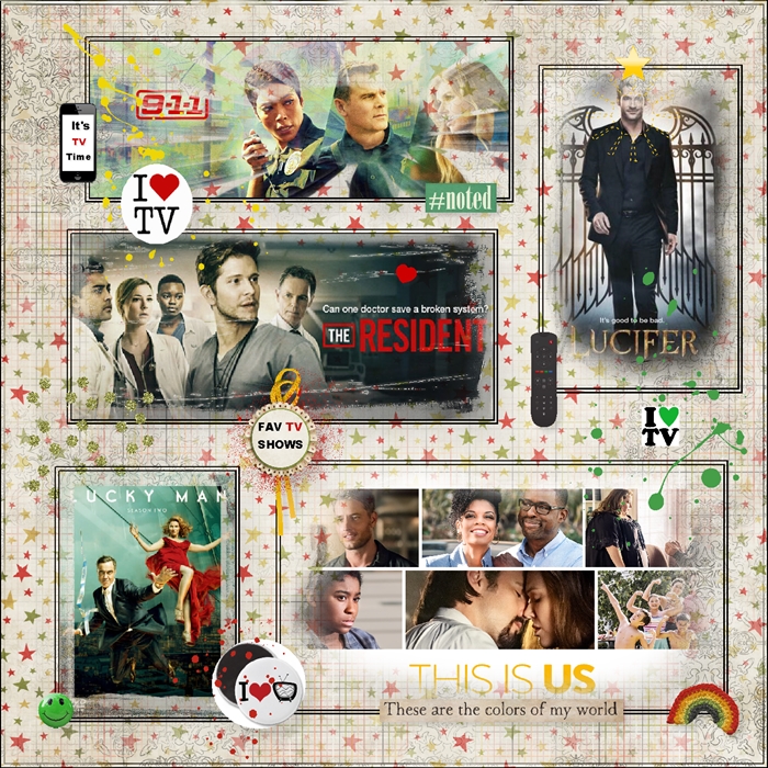 Etc By Danyale-March-Layout Challenge-TV Favs
