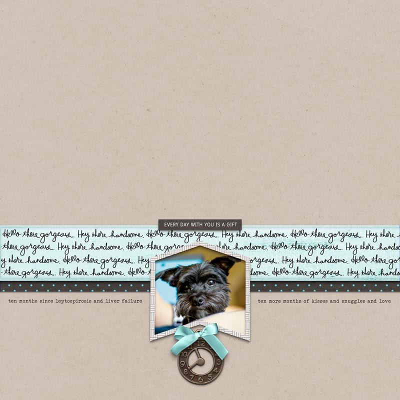 Every Day With You Is A Gift (Scraplift Challenge)