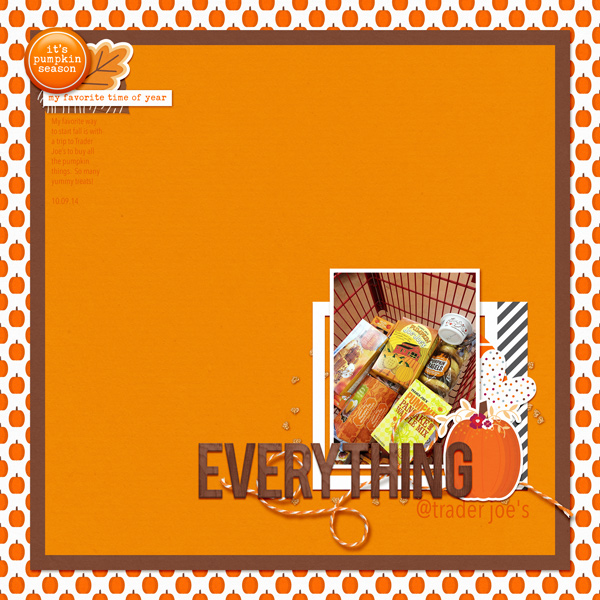 Everything pumpkin @trader joe's