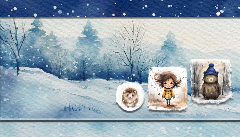 Facebook Banner Just A Girl, A Bear And Her Hedgehog.