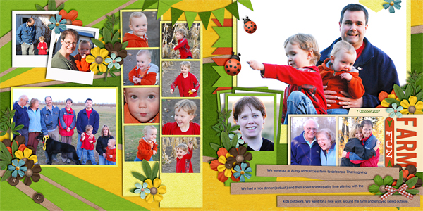 Farm Fun (Double page)