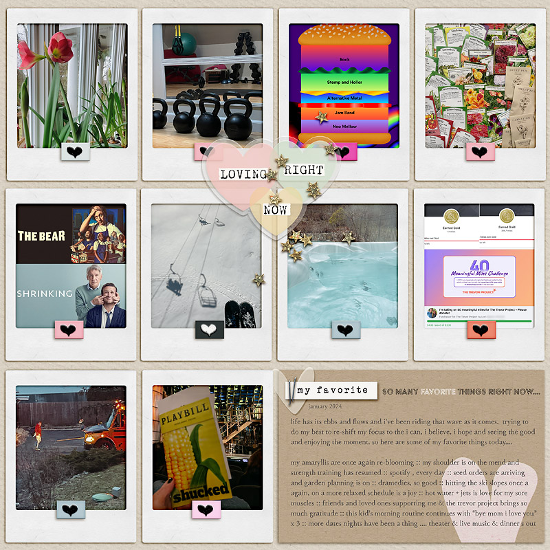 favorites today | feb '24 journaling challenge