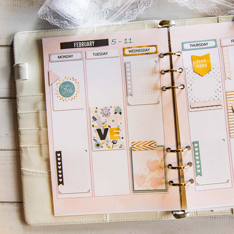 Feb 5 Weekly Planner (hybrid) Left Page