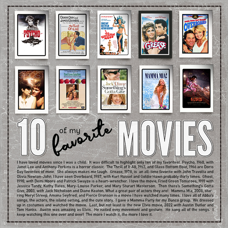 Feb Journal Chal 10 Favorite Movies