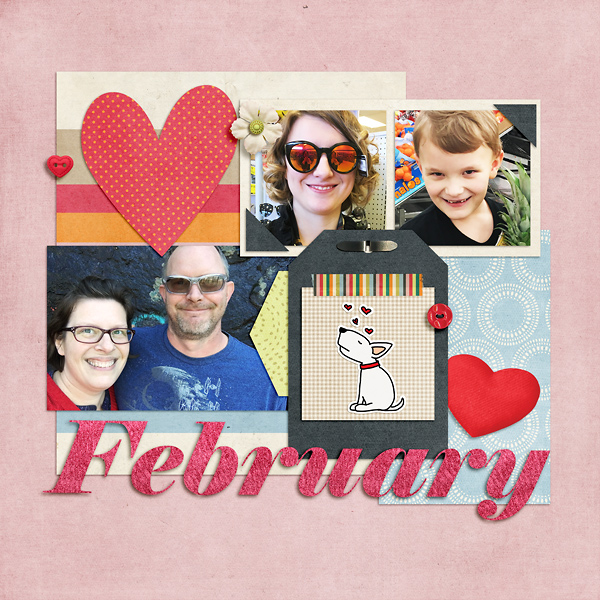 February 2018 Calendar Topper