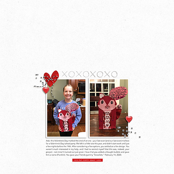 February Inspiration Challenge: XOXOXO