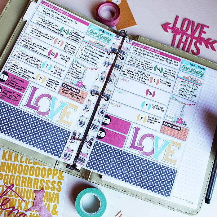 February Planner: in a Day Runner