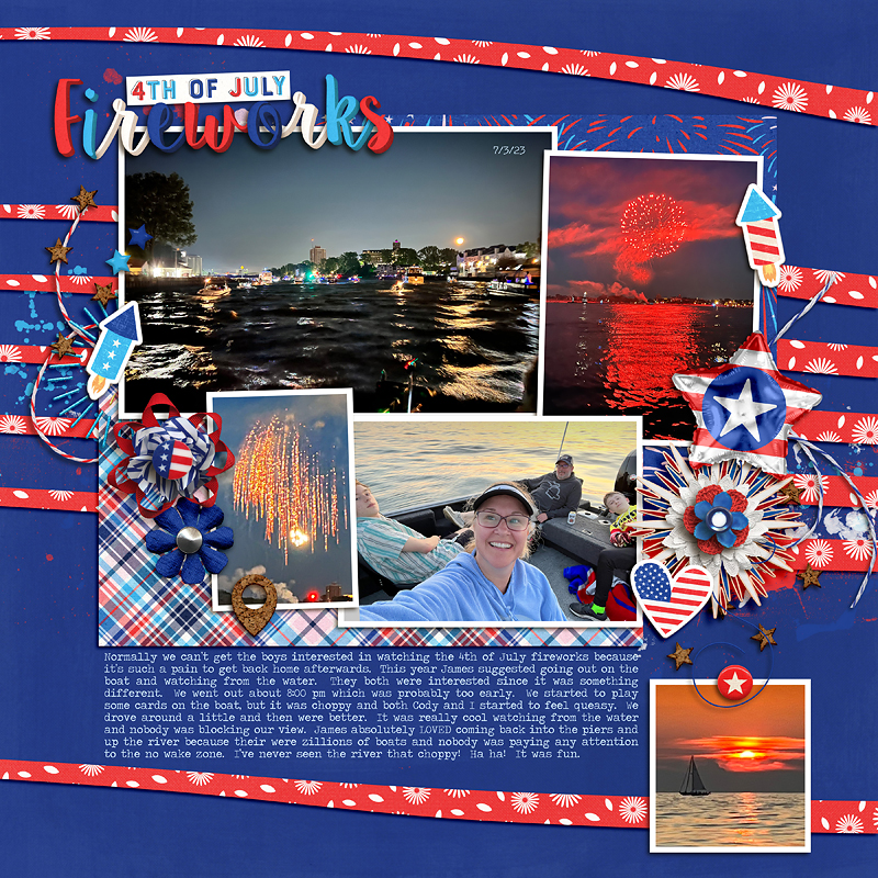 Fireworks from the Boat