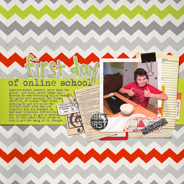 First Day of Online School
