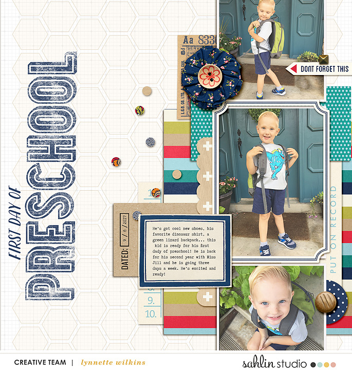 First day of preschool