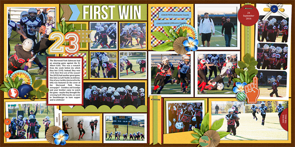 First Win (Double Page)