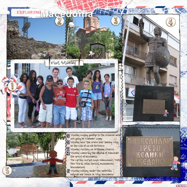 Flat Stanley in Macedonia