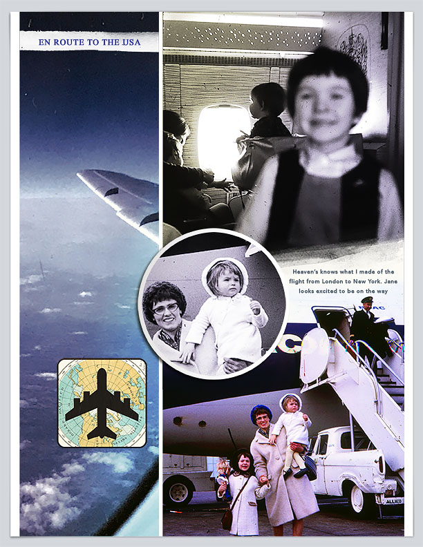 Flying from London to NY