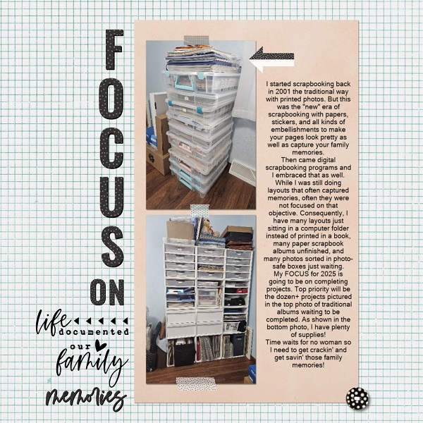 Focus On Family Memory Keeping