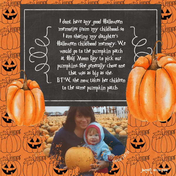 Font Memories - Pumpkin Patch