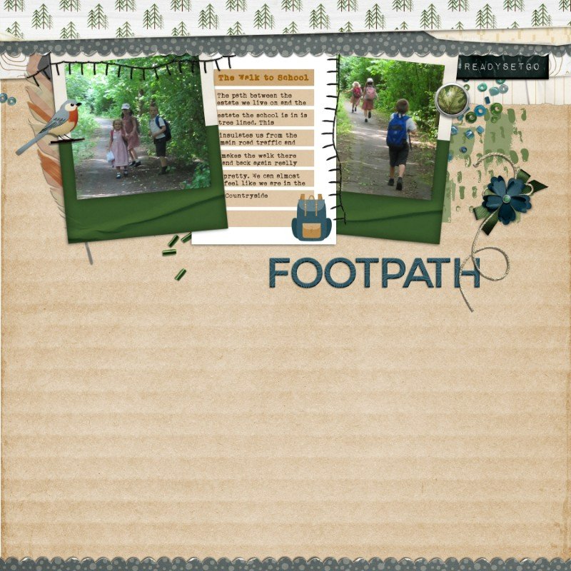 Footpath to School