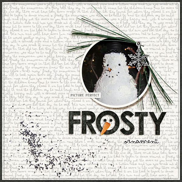 Frosty Ornament
