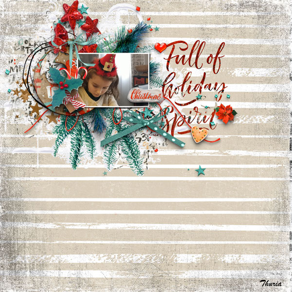 Full of holiday spirit