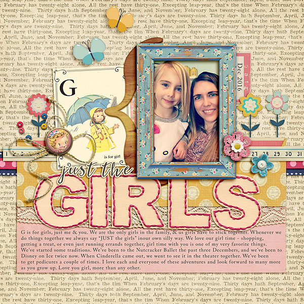 G is for Girls - MOC day 1