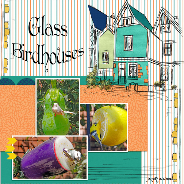Glass Birdhouses