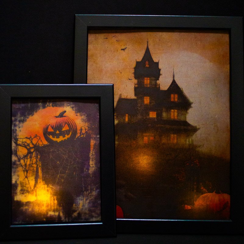 Glowing Spooky Art (hybrid)