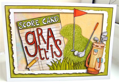 Golf Birthday Card