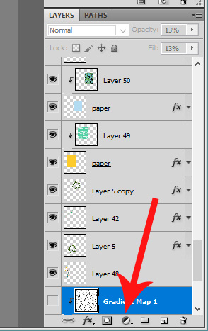 Gradient Map Location