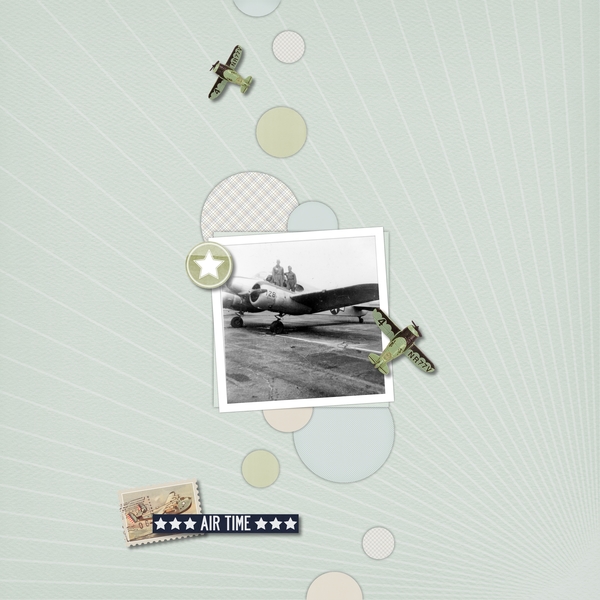 Grandpa WWII - April Template Challenge