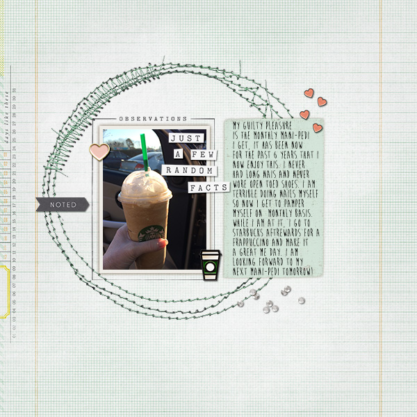 Guilty Pleasure (march journal challenge)