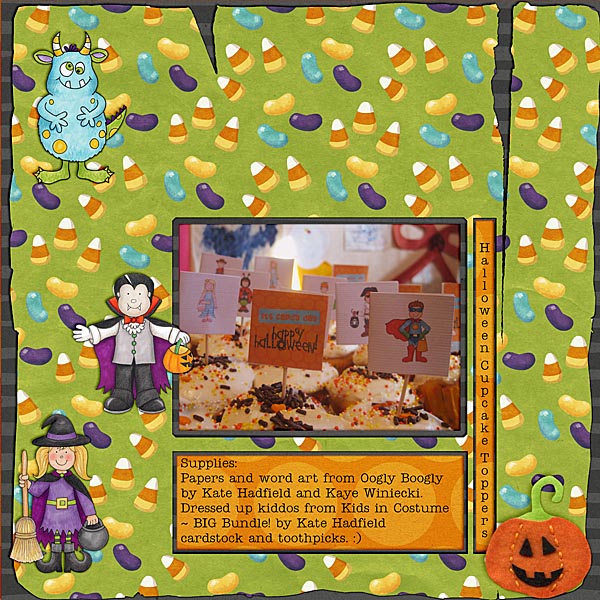 Halloween Cupcake Toppers