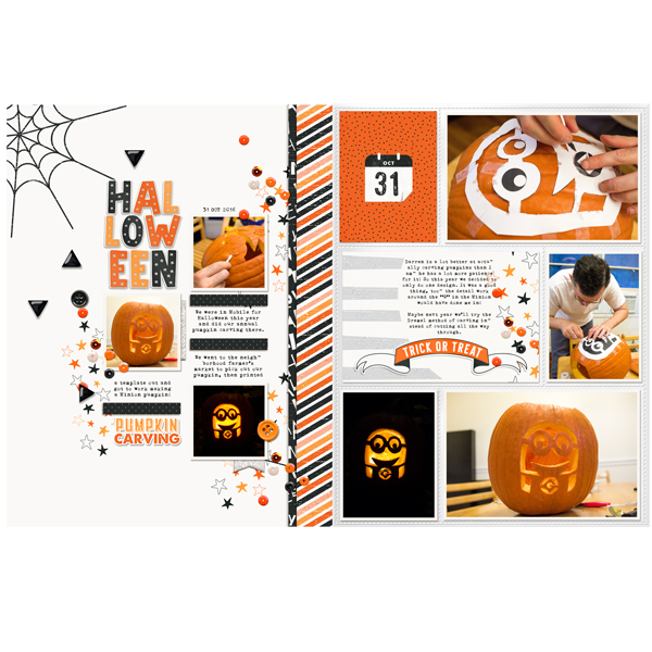 Halloween Pumpkin Carving (Full Layout)