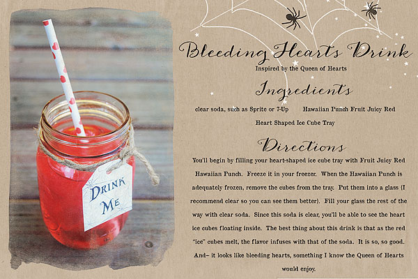 Halloween Recipe- Bleeding Hearts Drink