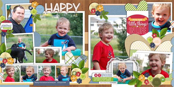 Happy (double page)