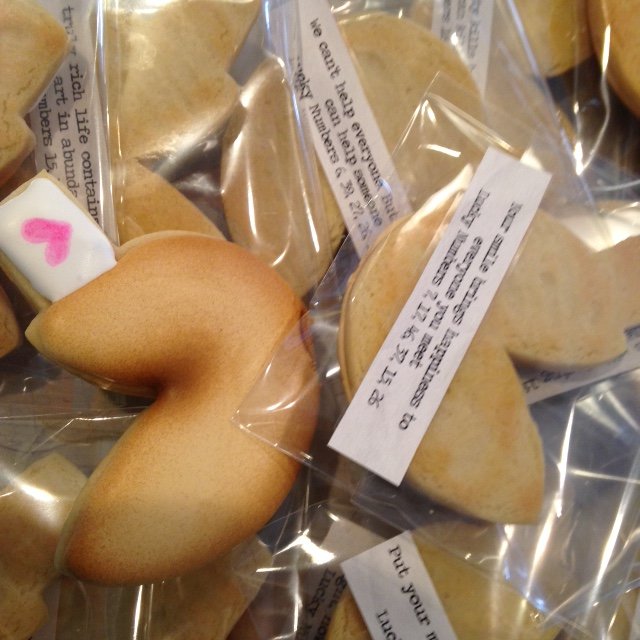 Happy New Year fortune cookies
