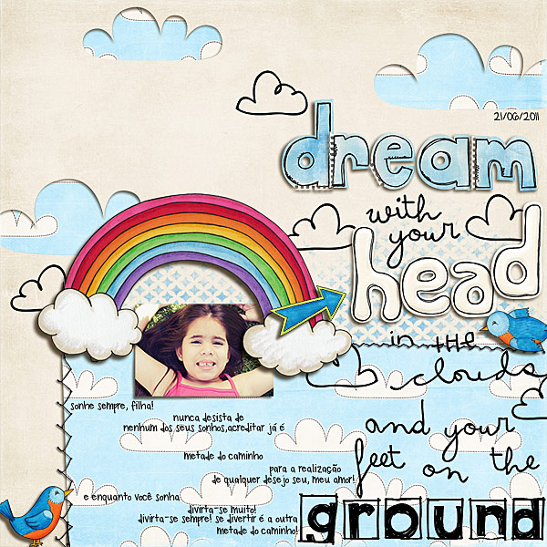 head in the clouds