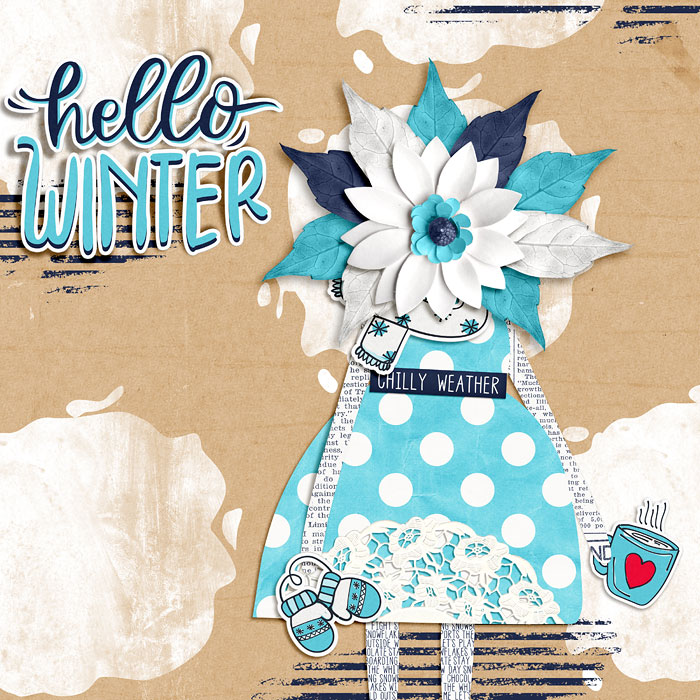 Hello Winter ARt Doll MOC 6 Day 25