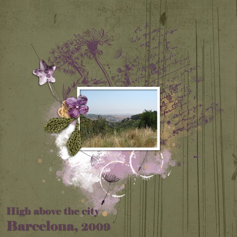 High above the city