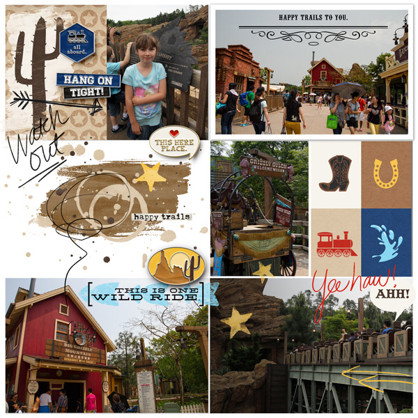 HKDL big grizzly railroad
