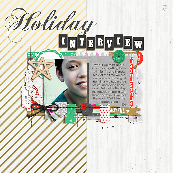 Holiday Interview :Adon