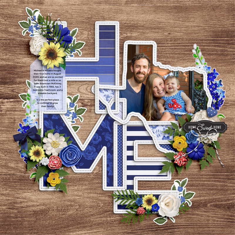HOME (August 2020 Scraplift Challenge)