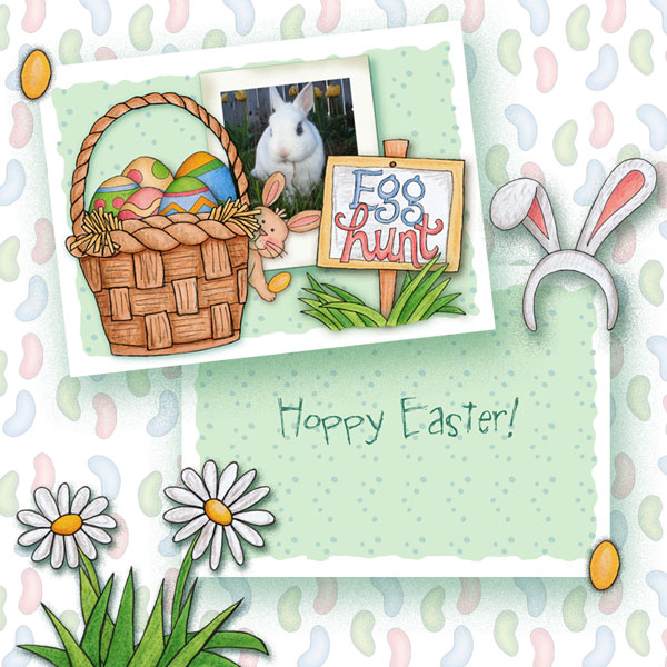 Hoppy Easter card 2012