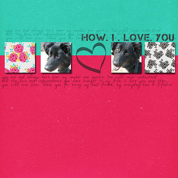 How I love you