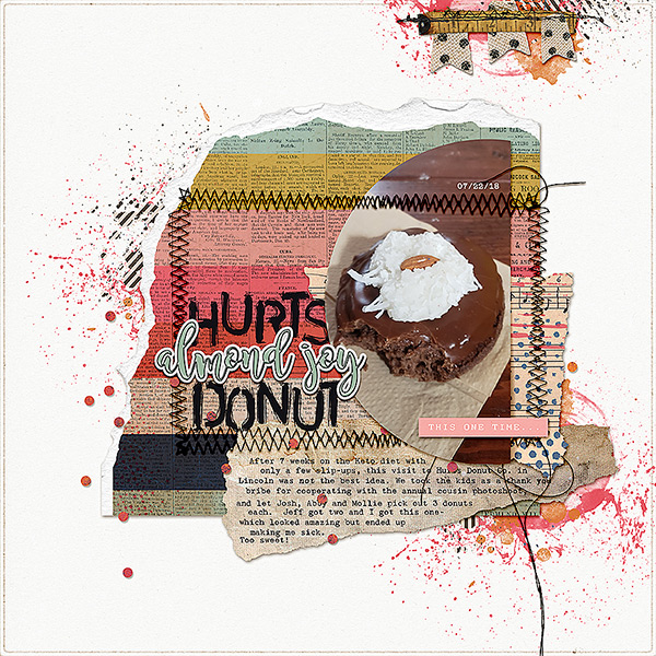 Hurts almond joy Donut