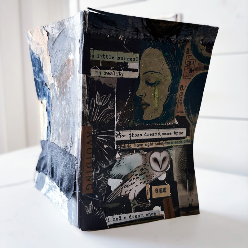 Hybrid Collage Cover for my Notebook